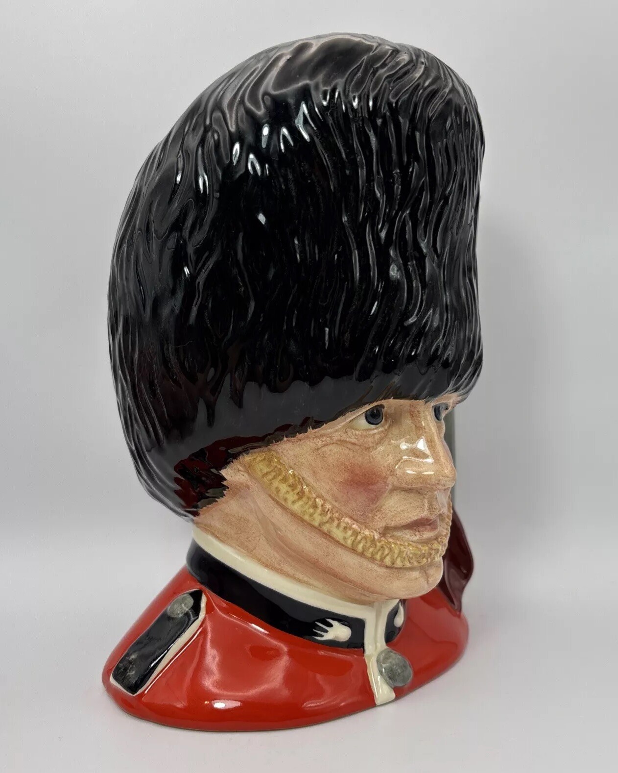 Royal Doulton – 8.25” The Guardsman Toby Jug D6755 Excellent Condition 1986