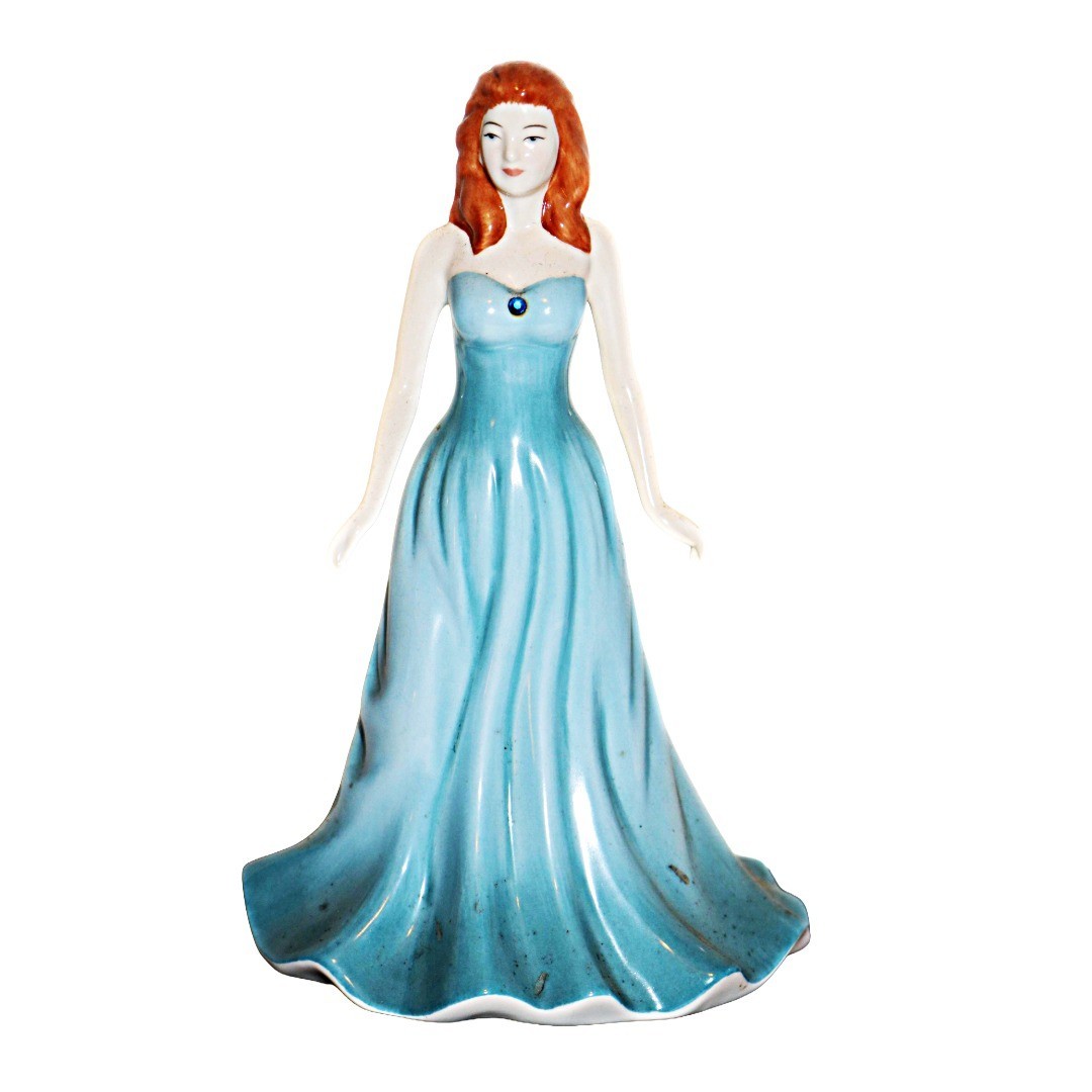 Royal Doulton HN4981 “December/Turquoise” Birthstone, Gemstone Collection, 2006