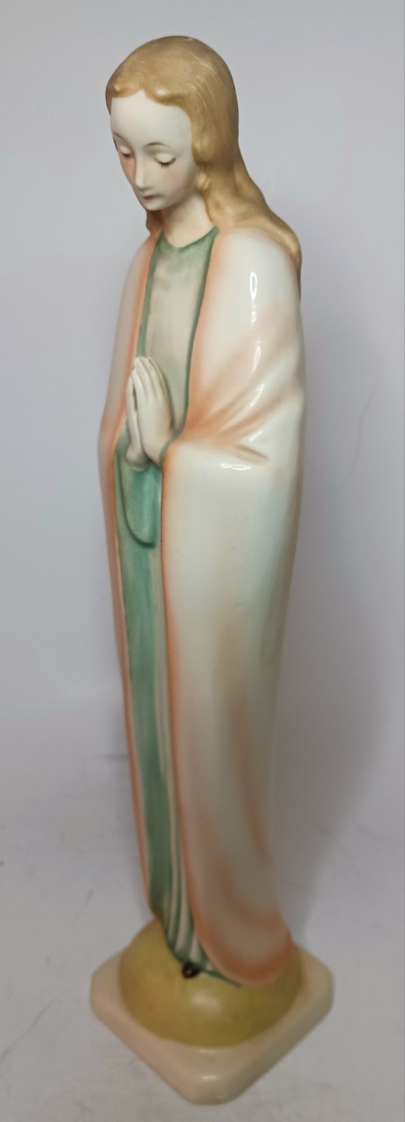 Vintage Hummel Standing Madonna 13” Tall Hand Painted in Pastels