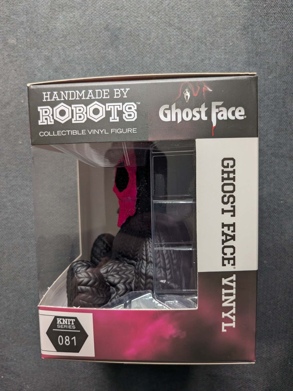 Handmade by Robots Ghost Face Knit Series Officially Licensed Vinyl Figure