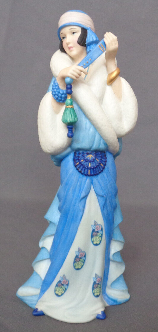 Vintage 1980s Lenox Figurine Rhapsody in Blue American Songbook Art Deco Style