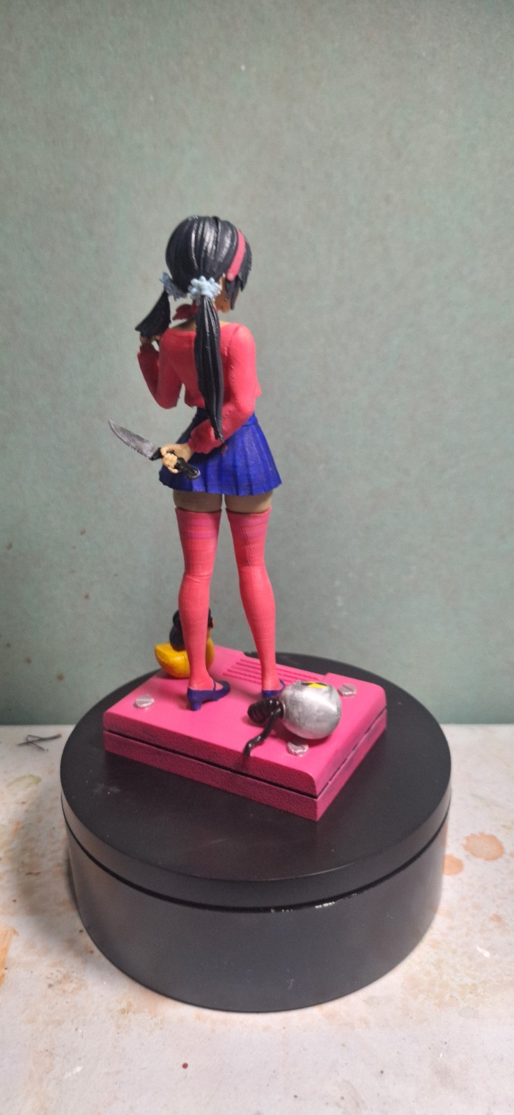 Mita Figurine MiSide Hand Painted Model / DIY Kit 14 pcs