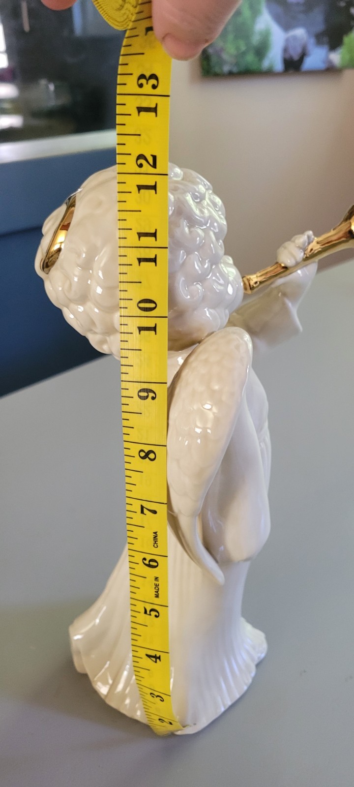 12″ Porcelain Angel Figurine