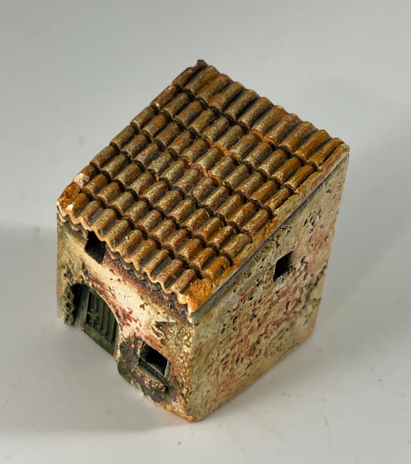 Dominique Gault Miniature Ceramic House Building Provence France French