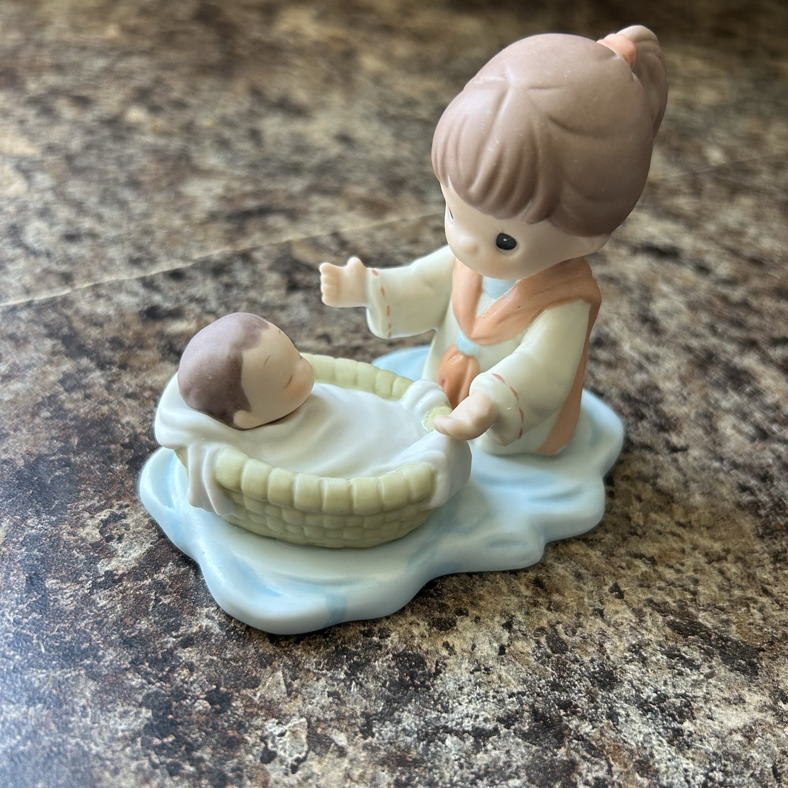 Vintage Retired Baby Moses 1999 Precious Moments 649953 NO BOX – VGC + FAST Ship