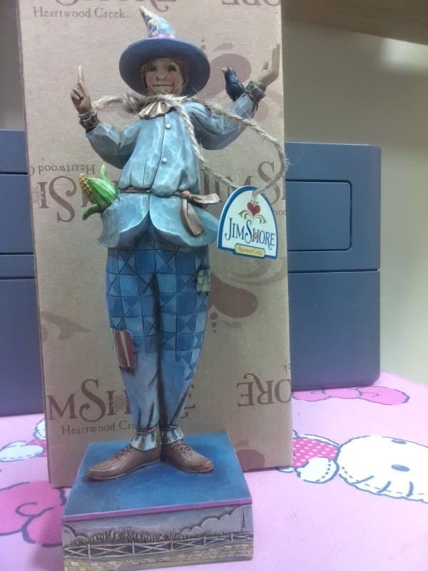 Jim Shore Wizard of Oz “I Think Therefore I Am” Scarecrow Figurine 2007
