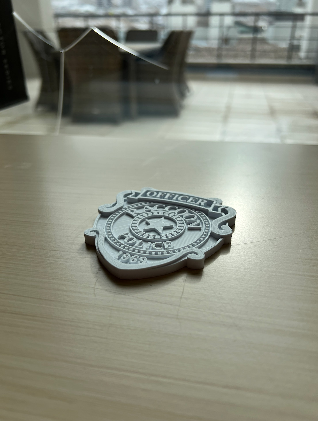 RPD Badge Cosplay Prop Resident Evil Hand Painted Model / DIY Kit 1p