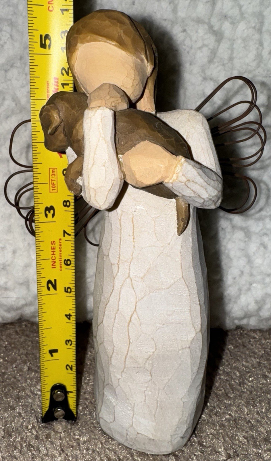 Willow Tree Angel of Friendship Hand Painted Resin Figurine by Susan Lordi 1999