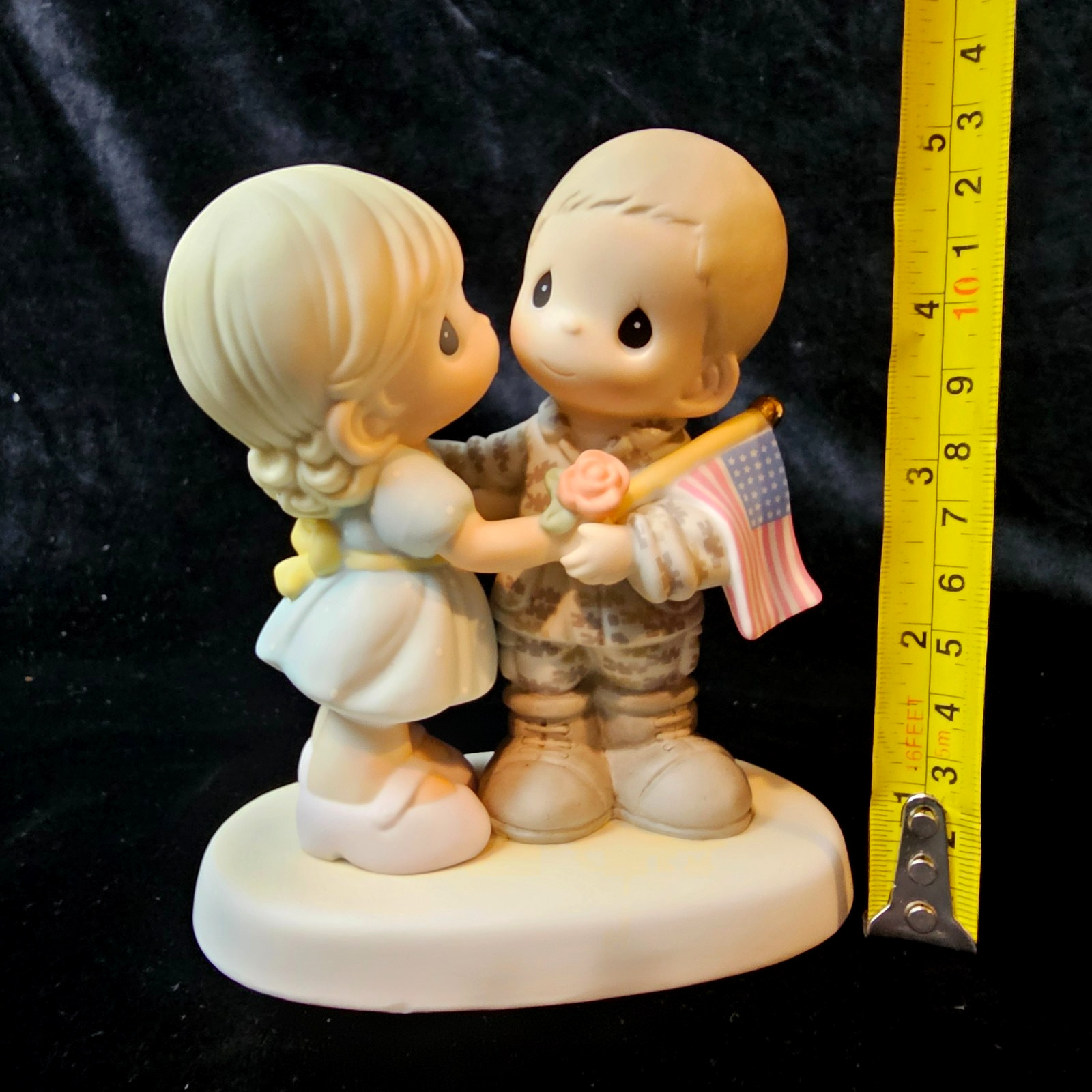 Precious Moments “My Soldier My Hero” USA Military Armed Forces America 740018