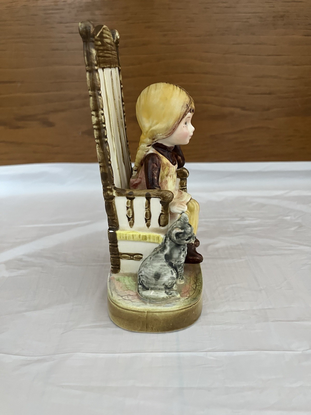 Vintage Holly Hobbie American Greetings Figurine “Girl Sitting In Chair” Japan