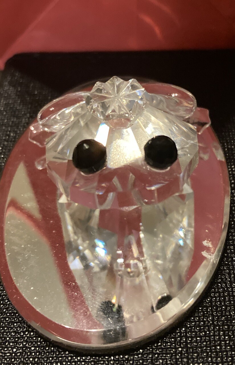 Swarovski Crystal Beauties of the Lake 2″ Prince Frog Figurine Black Eyes