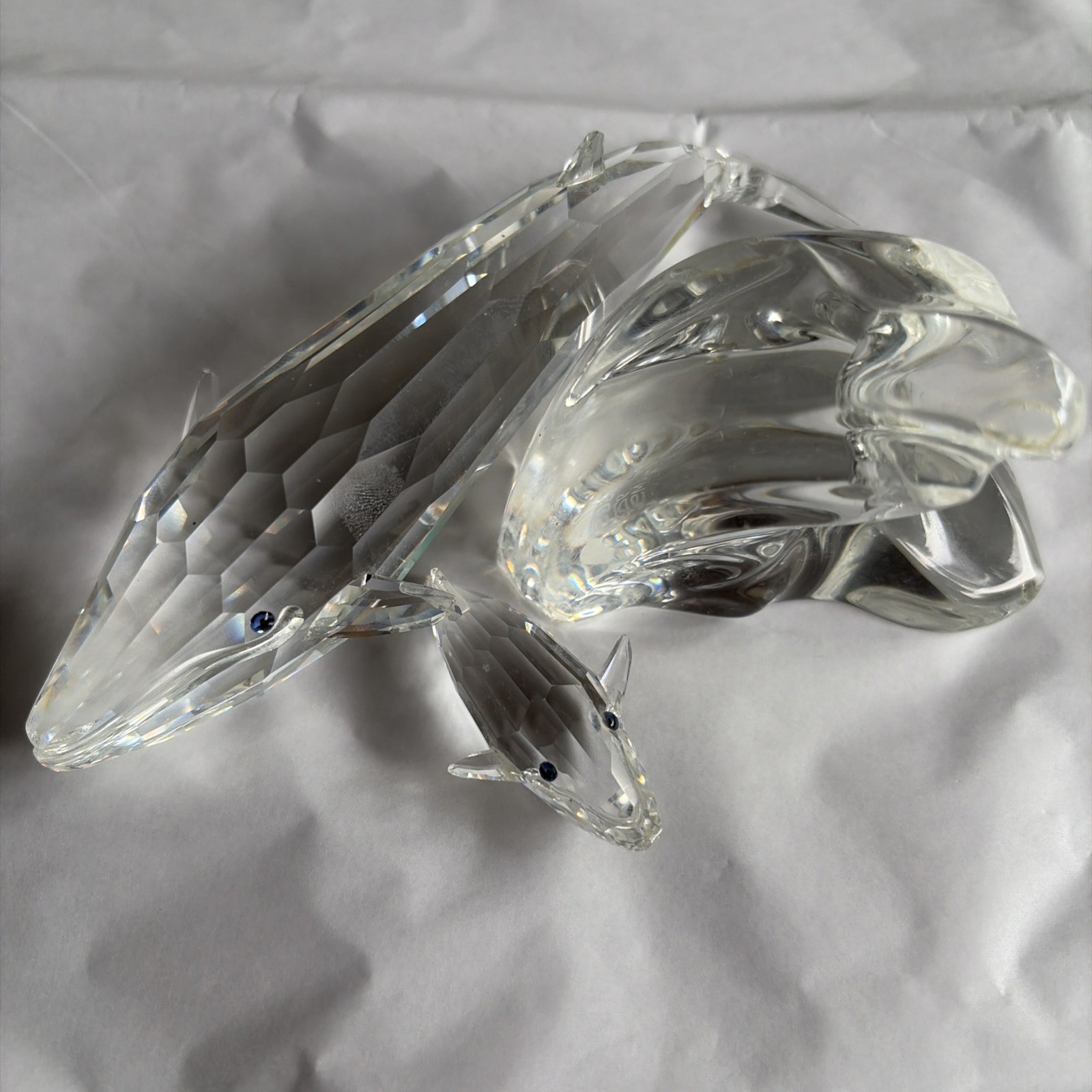 Swarovski Collectors Series 1992 “Whales Care for me” SEE PHOTOS/DESCRIPTION