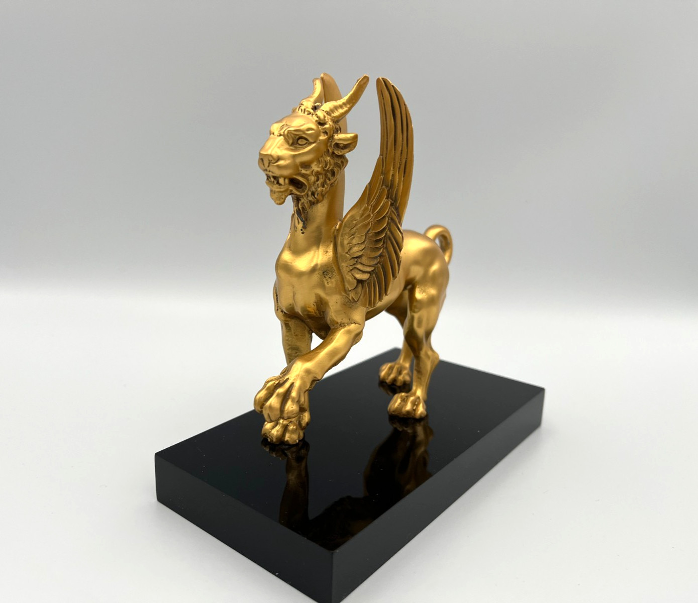 Metropolitan Museum of Art MMA 22 kt Gilded Griffin / Winged Lion