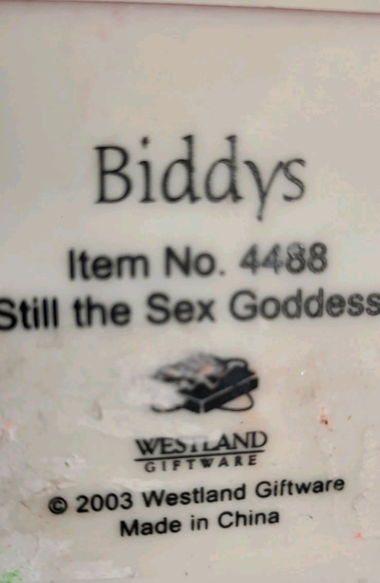 Vintage Westland Biddys “Still The Sex Goddess!” 4488 Figure