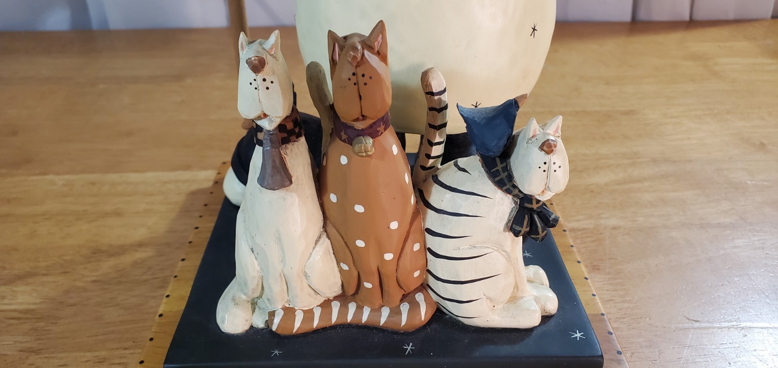 Williraye Studio “Snowman Serenade” Bird House Cats 13.75″ LIMITED EDITION & COA