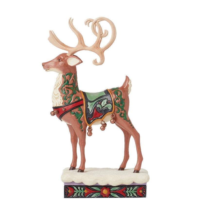 Jim Shore Heartwood Creek Holiday Manor Deer Figurine 6015489