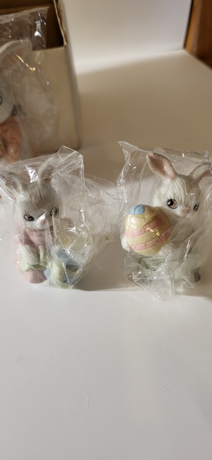 Home Interior 4pc Rabbit figurines-NIB-1484
