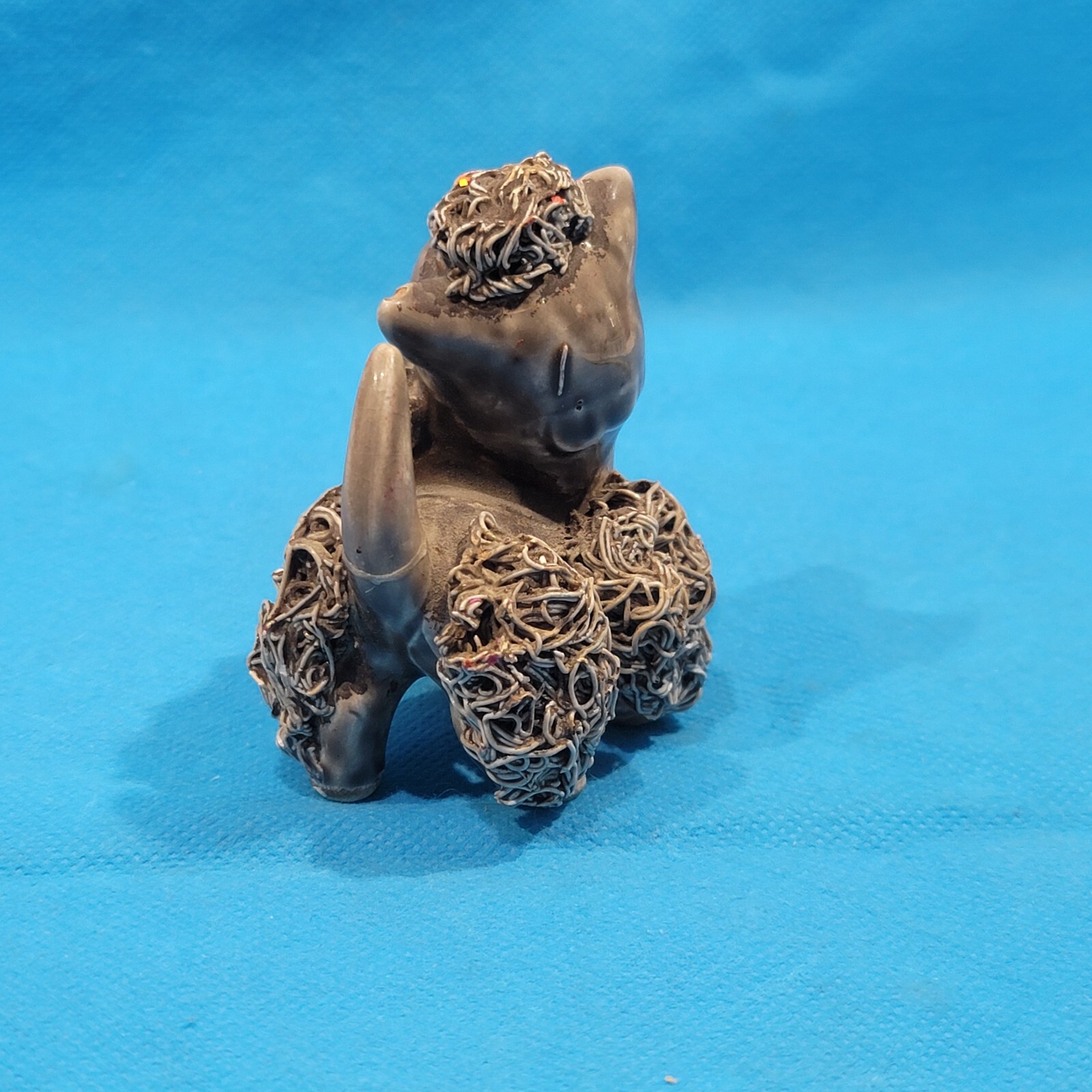 Poodle Ceramic Figure Desk shelf Decor