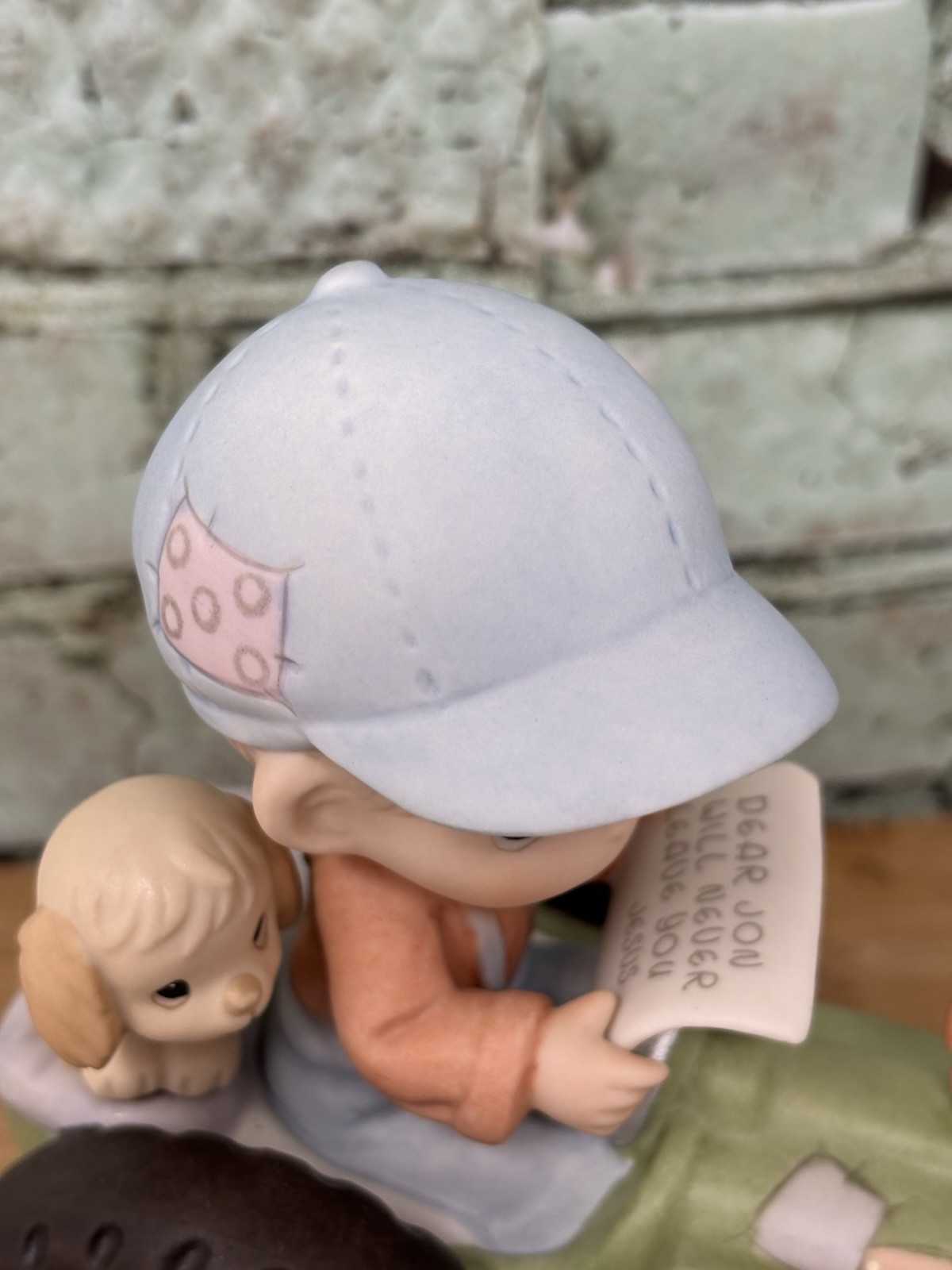 Precious Moments 588091 Dear Jon I Will Never Leave You, Jesus Tractor Figurine
