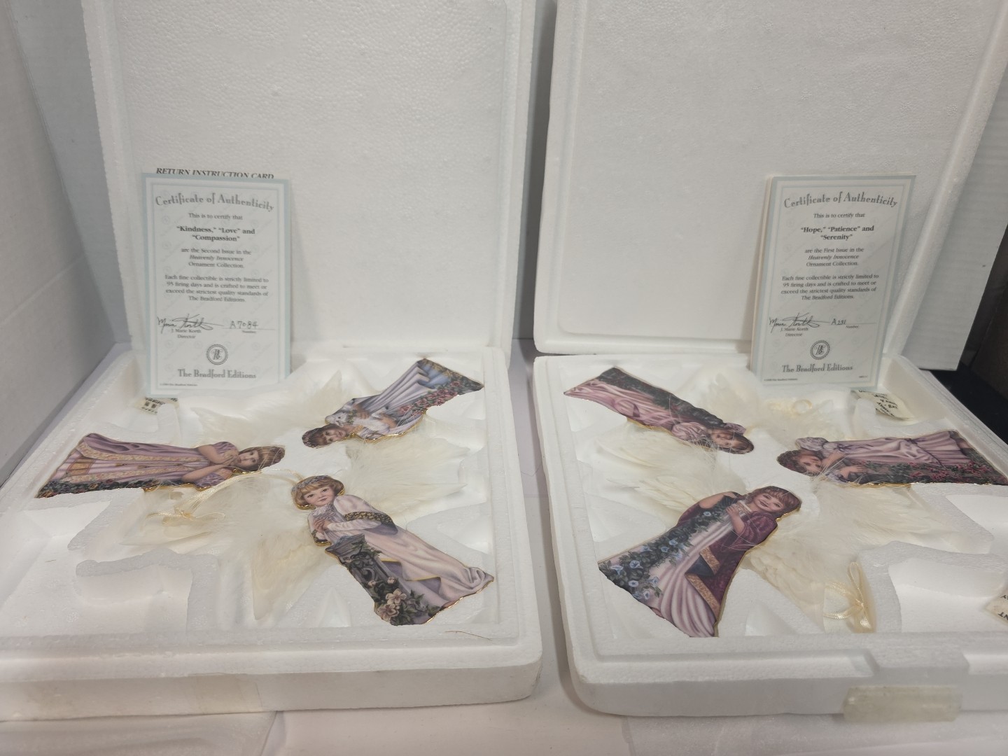 The Bradford Editions Heavenly Innocence First And Second Issue COA NIB