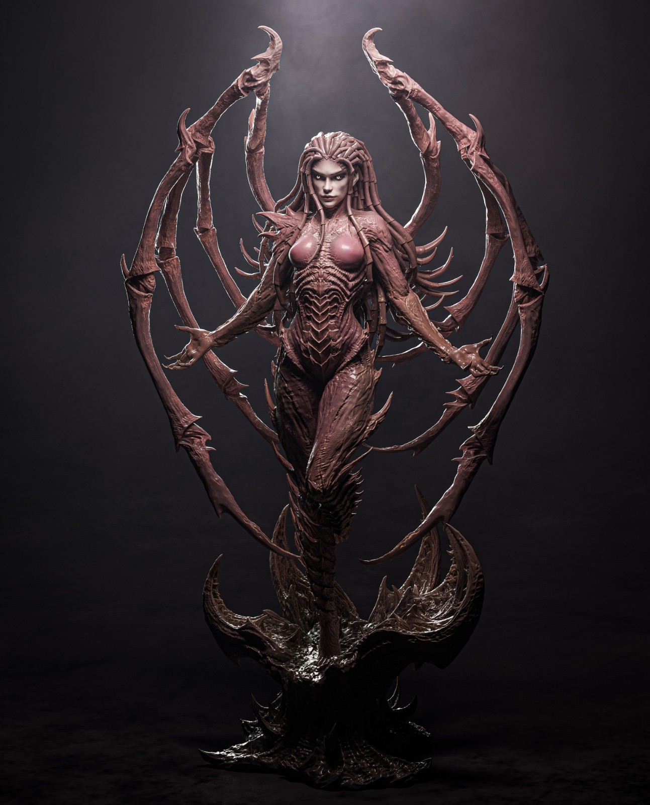 Sarah Kerrigan – Starcraft 1/6 Scale Figure Statue 3D Print Model Kit Unpainted