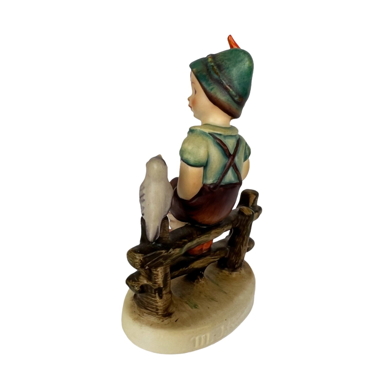 Hummel Goebel #111/1 “Wayside Harmony” Boy On Fence TMK-2 (1950-1959)