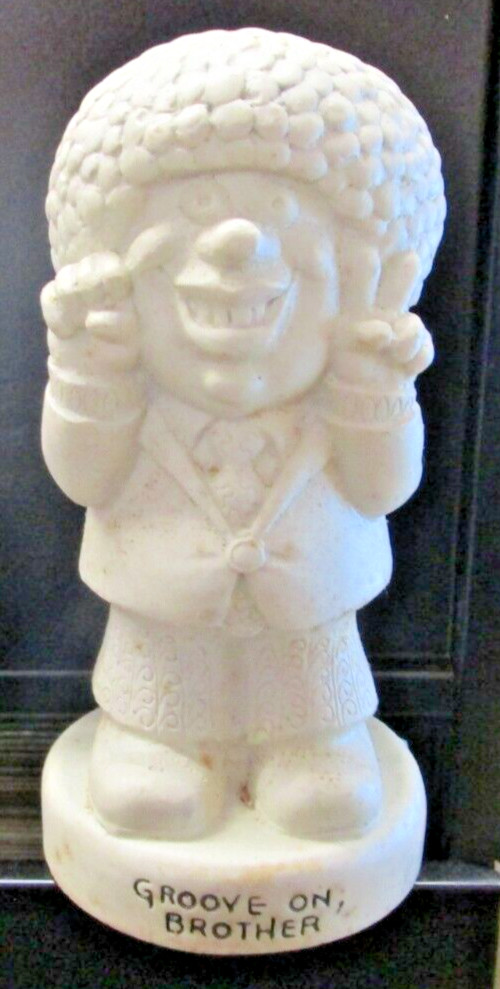 Vintage 1972 Groove On Brother American Greetings Novelty 6″ Resin Figurine