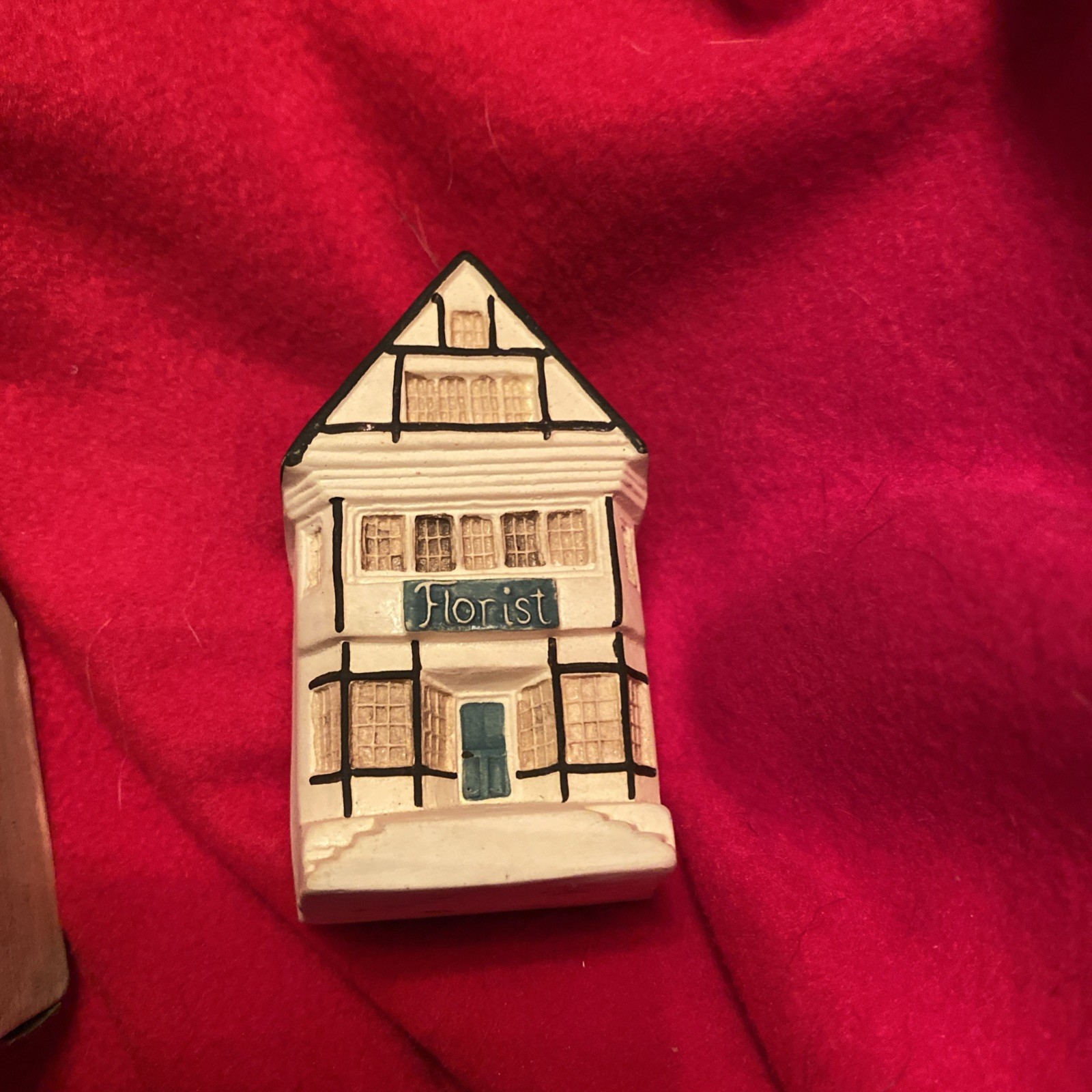 Lot of 2 Vtg Philip Laureston Pottery England Miniature Village Houses