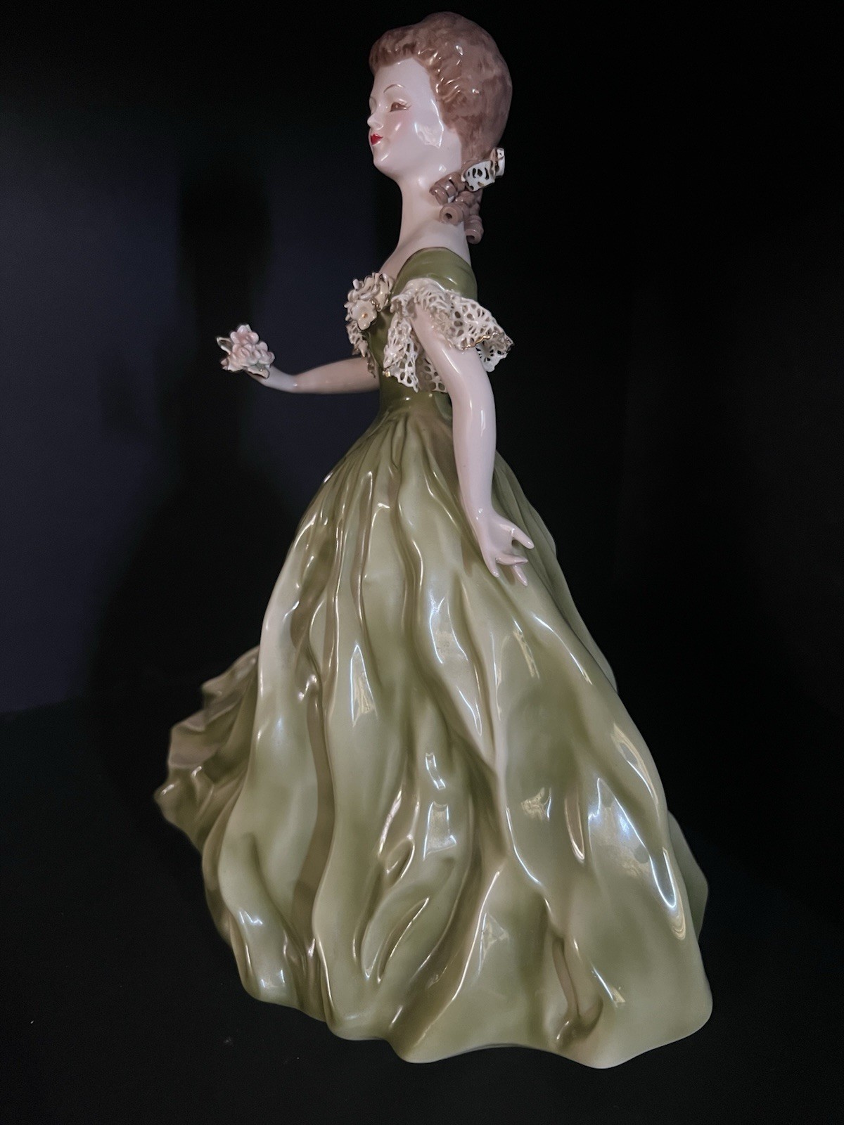 Florence Ceramics Deborah #2 Green 9.5″