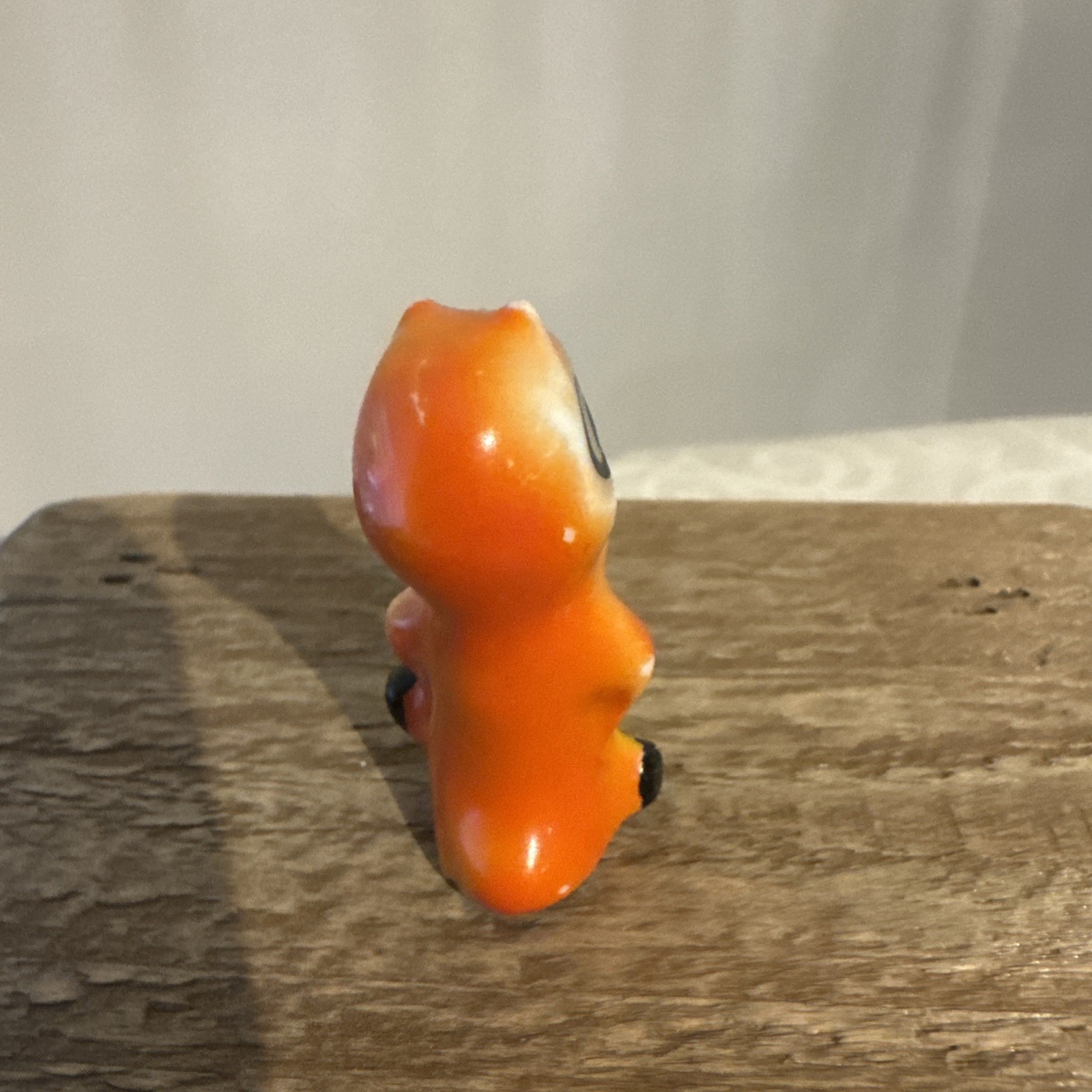 Vintage Arnart? anthropomorphic inch worm caterpillar bug red bow tie