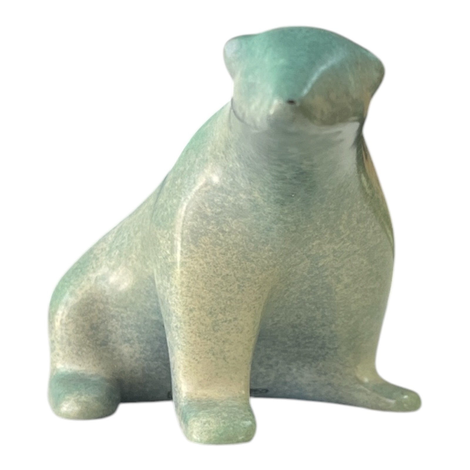 Loet Vanderveen (1921-2015) Bronze Seated Small Polar Bear 101-A #88/750 1995