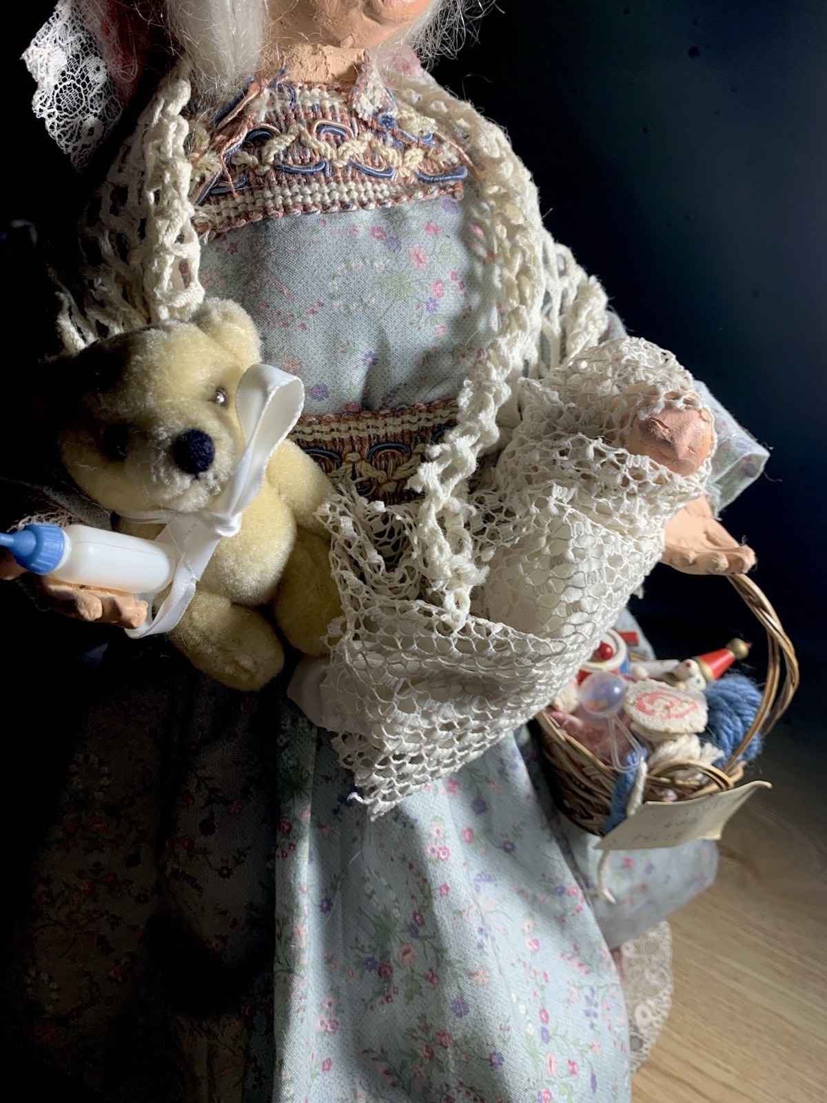 VTG Grandma For Hire : Character By Marina Cantlon 1985 Handmade-One Of A Kind