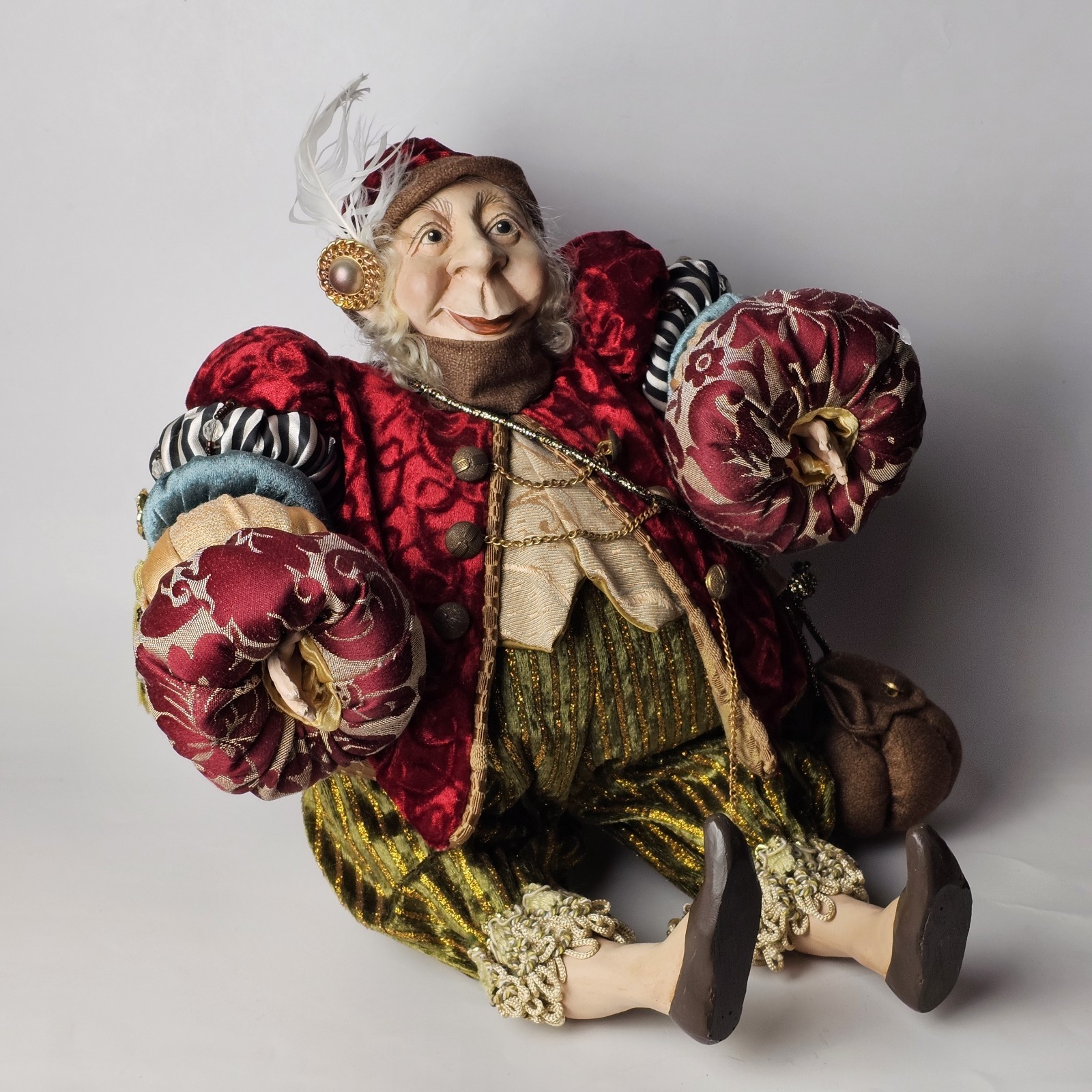 Vintage The Lam Lee Group Shakespearean Jester Fairie Elf Doll Collectable
