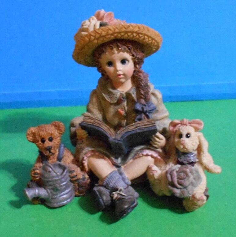 Yesterday’s Child figurine Julia w/ Emmy Lou & Daphne collectible Garden BOYDS