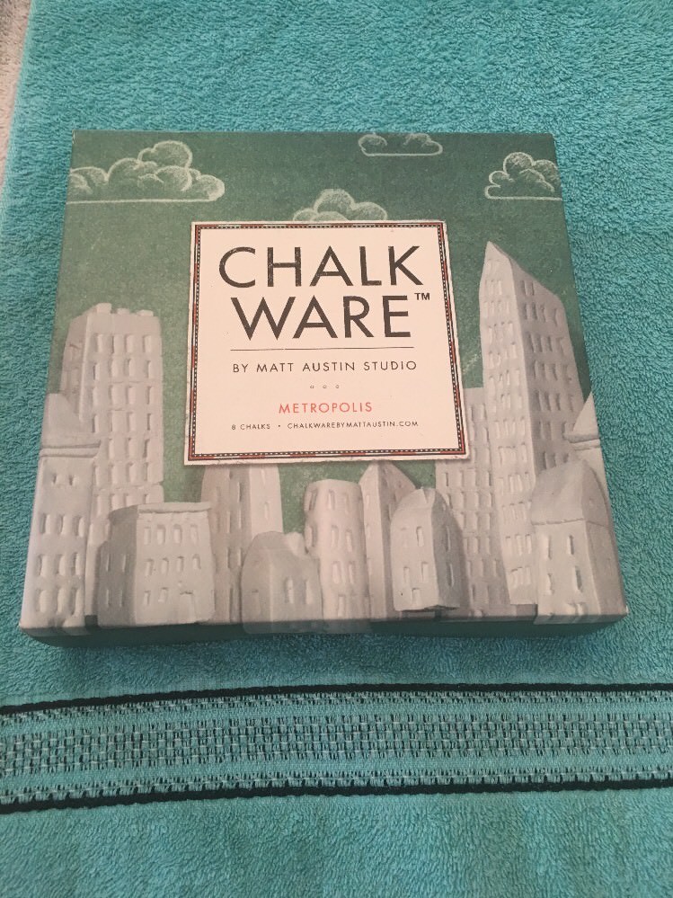 Matt Austin Studio Metropolis Chalk Ware Set Of (8) Chalks