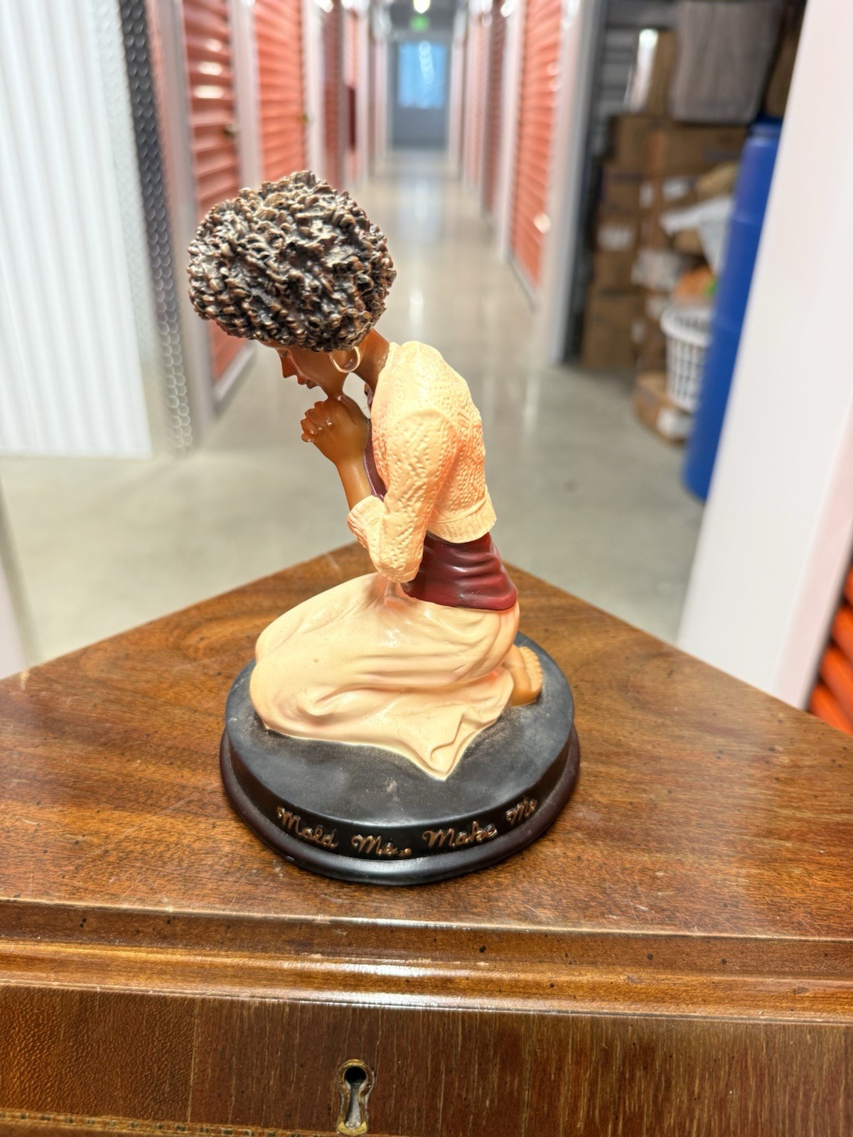 Mold Me Make Me Figurine – Black Praying Hands Collectible Statue, Inspiratio…