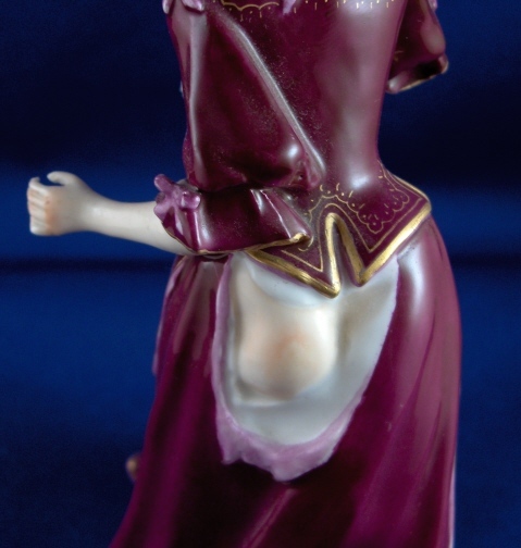 Antique 19thC Nymphenburg Porcelain Lady Figurine Porzellan Figure Figur Risqué