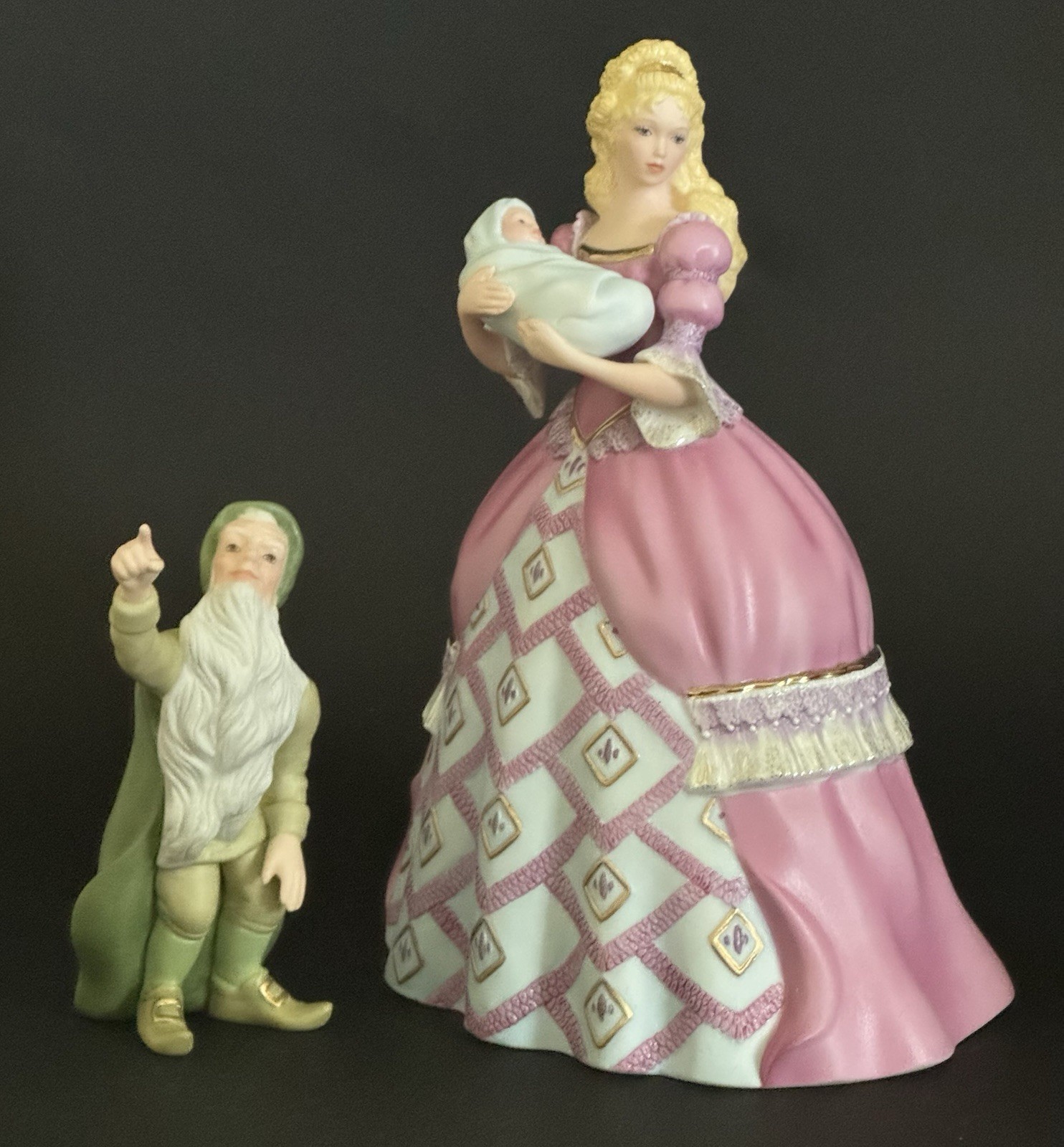 Lenox Legendary Princesses The Queen And Rumpelstiltskin Ltd. Ed. Figurine Set