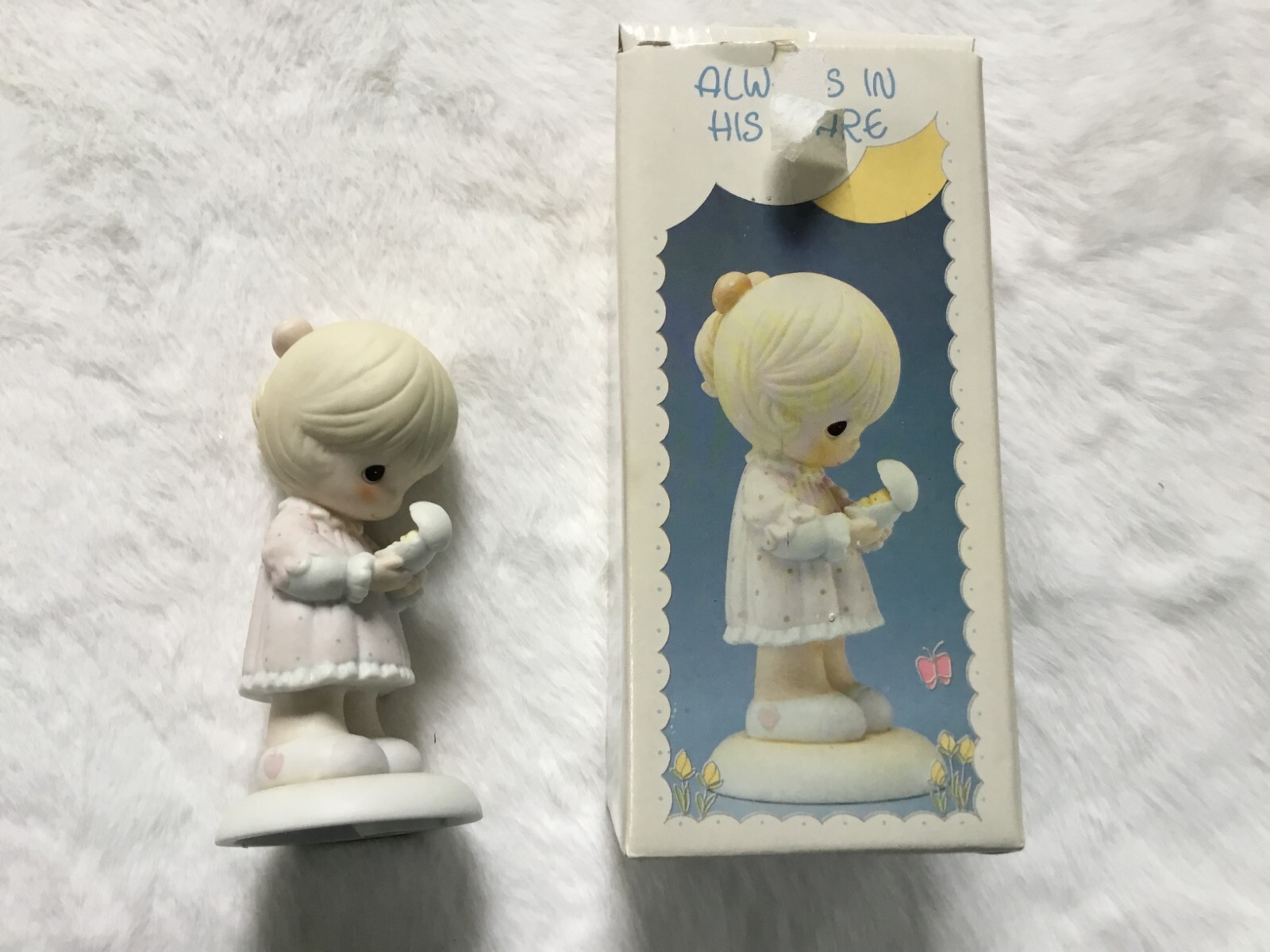 1990 Precious Moments Commemorative Figurine Always In His Care 524522