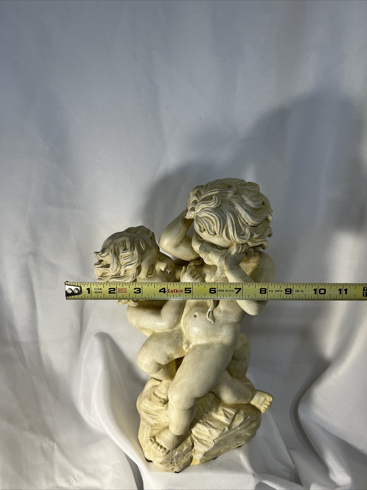 Vintage Collectible 14” Tall Precious Little Boys/Cherubs Playing Sculpture