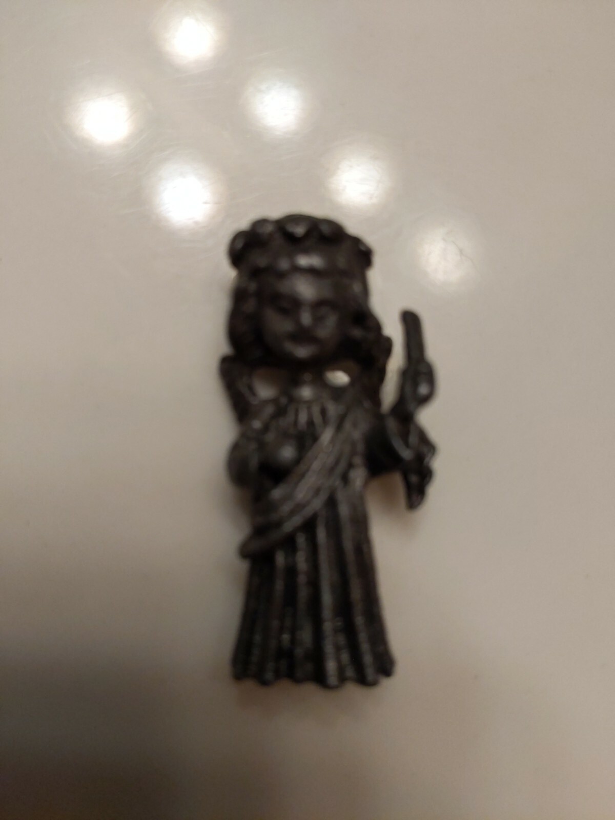 Set of 3 Small Pewter Angels Playing Instruments 1.5 in.