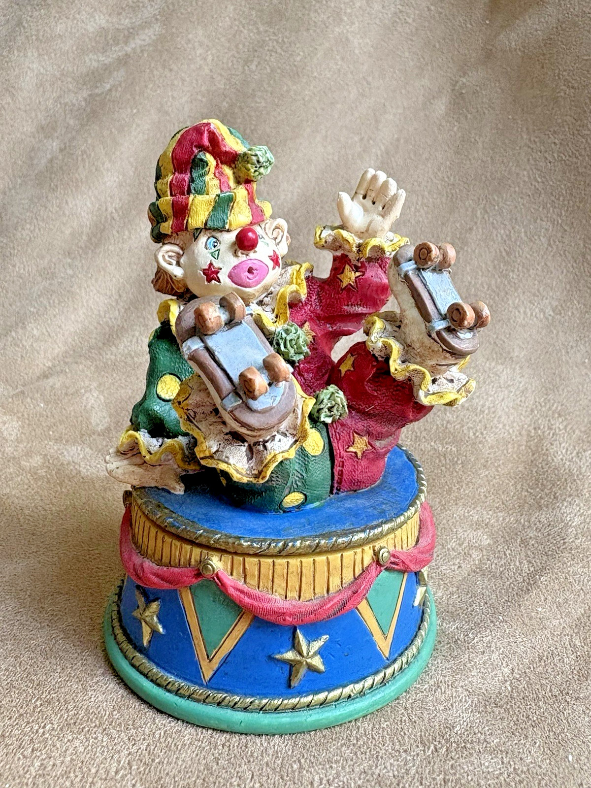 1996 Cotton Candy Clowns Figurine Bottomed Out GiftcraftMatthew Danko