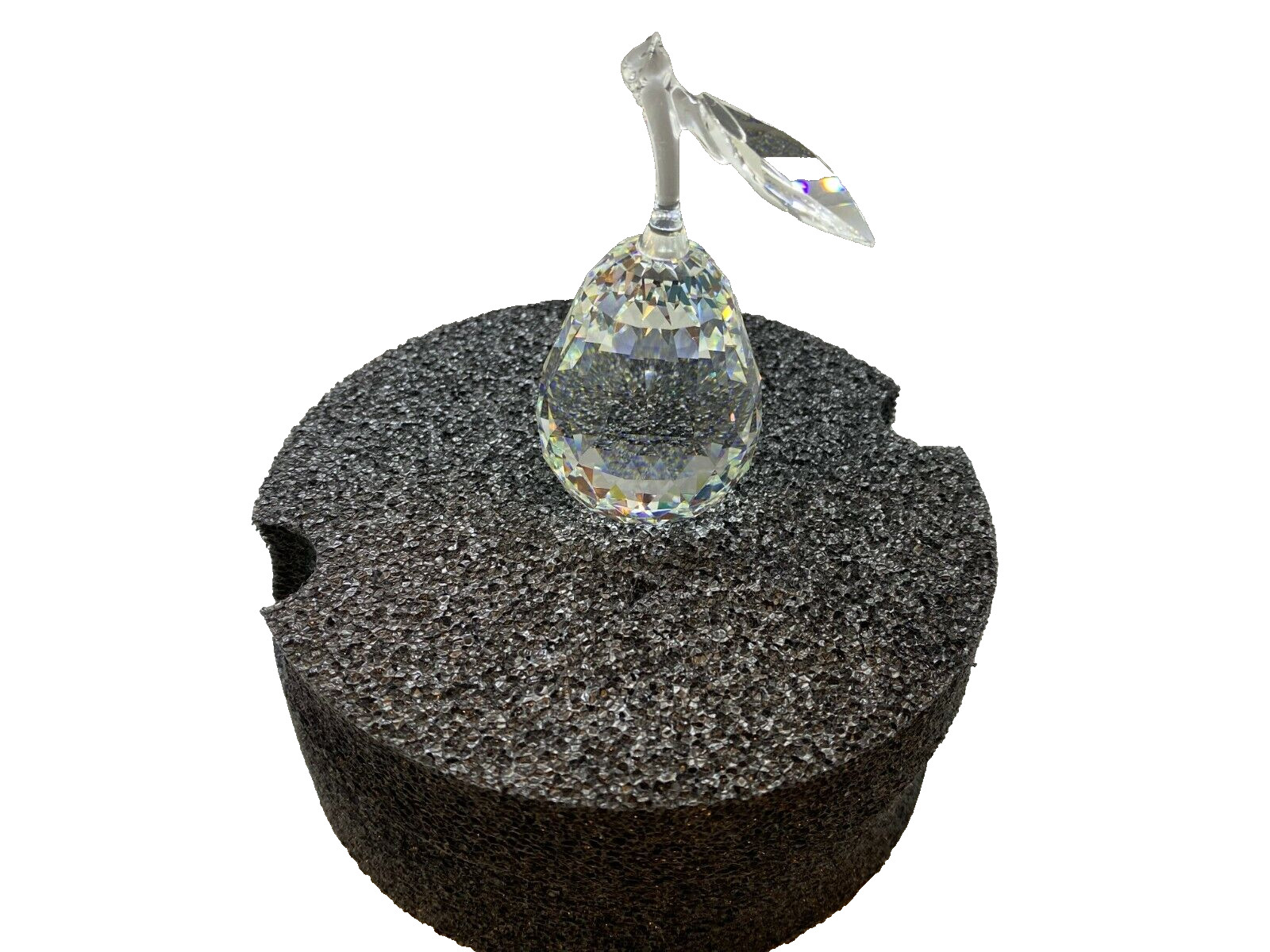 Swarovski Crystal Sparkling Fruit Pear Figurine 7476 NR 000 002 W/Box – Retired