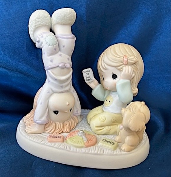Precious Moments DARING TO HAVE TRUE FUN! Porcelain Figurine #F0008