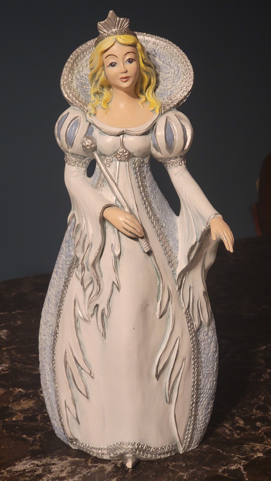 The Snow Queen – 16″ Hand Made Kiln Fired – Made In USA RARE – 1960s