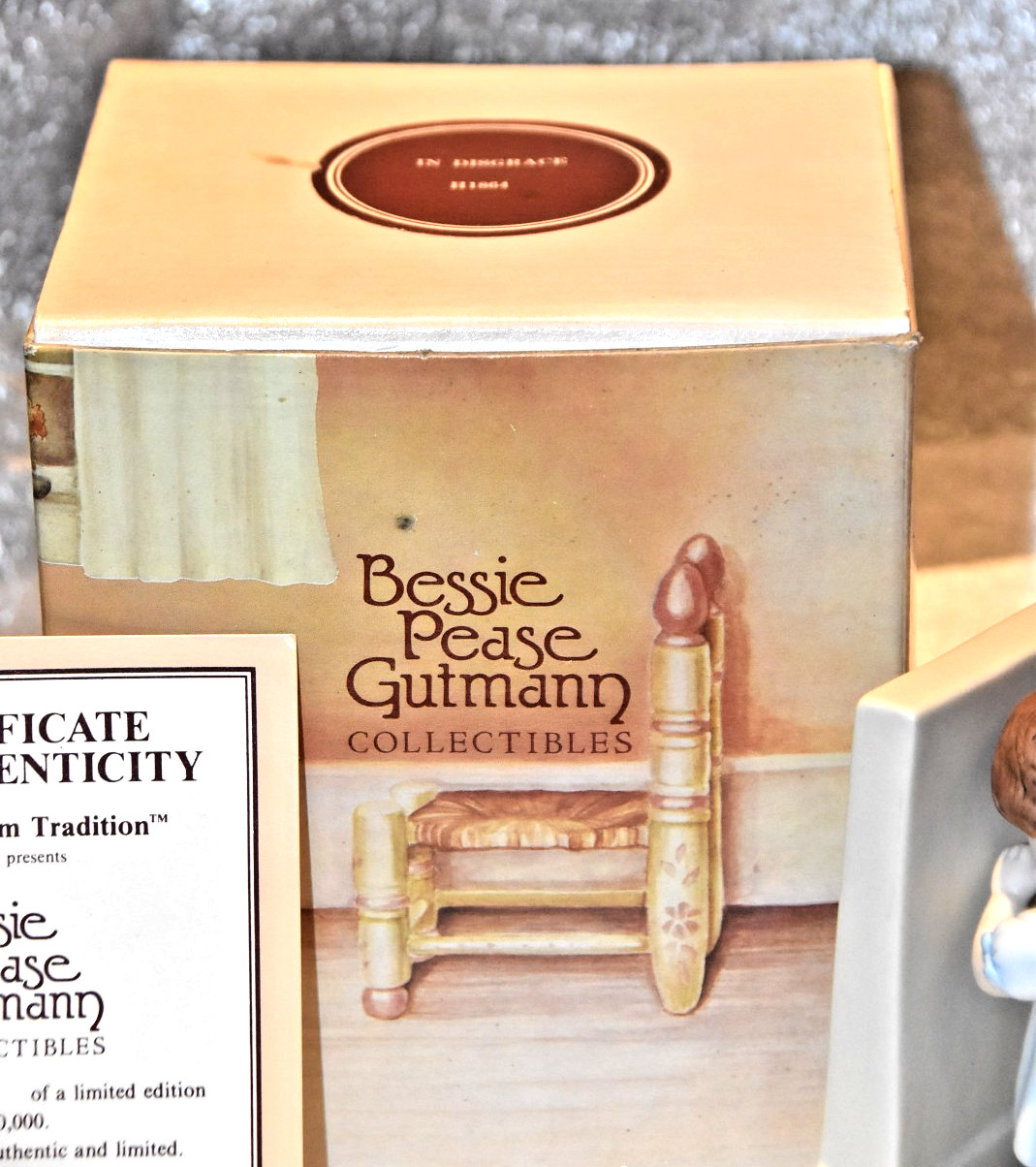 Bessie Pease Gutmann “IN DISGRACE” Figurine 1985 Heirloom Tradition No.1334*/