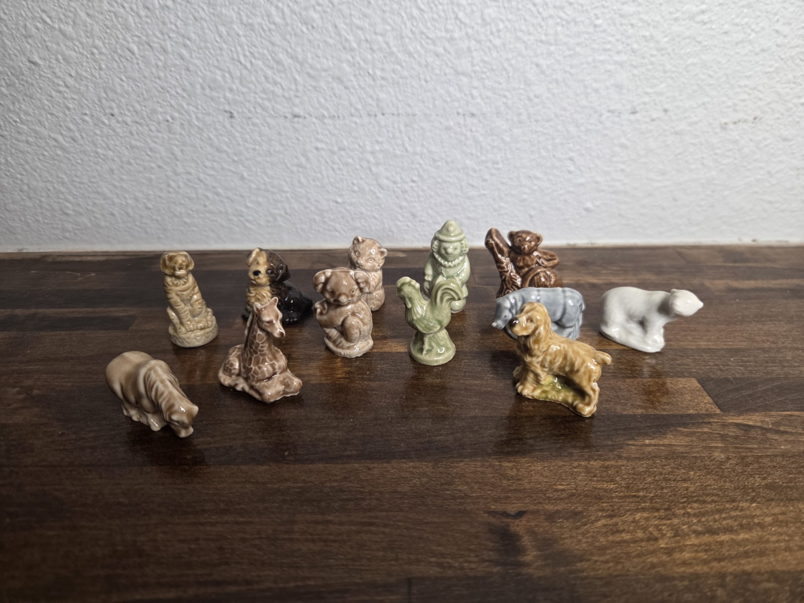 12 Wade England Porcelein Figurines Lot Of Various Animals
