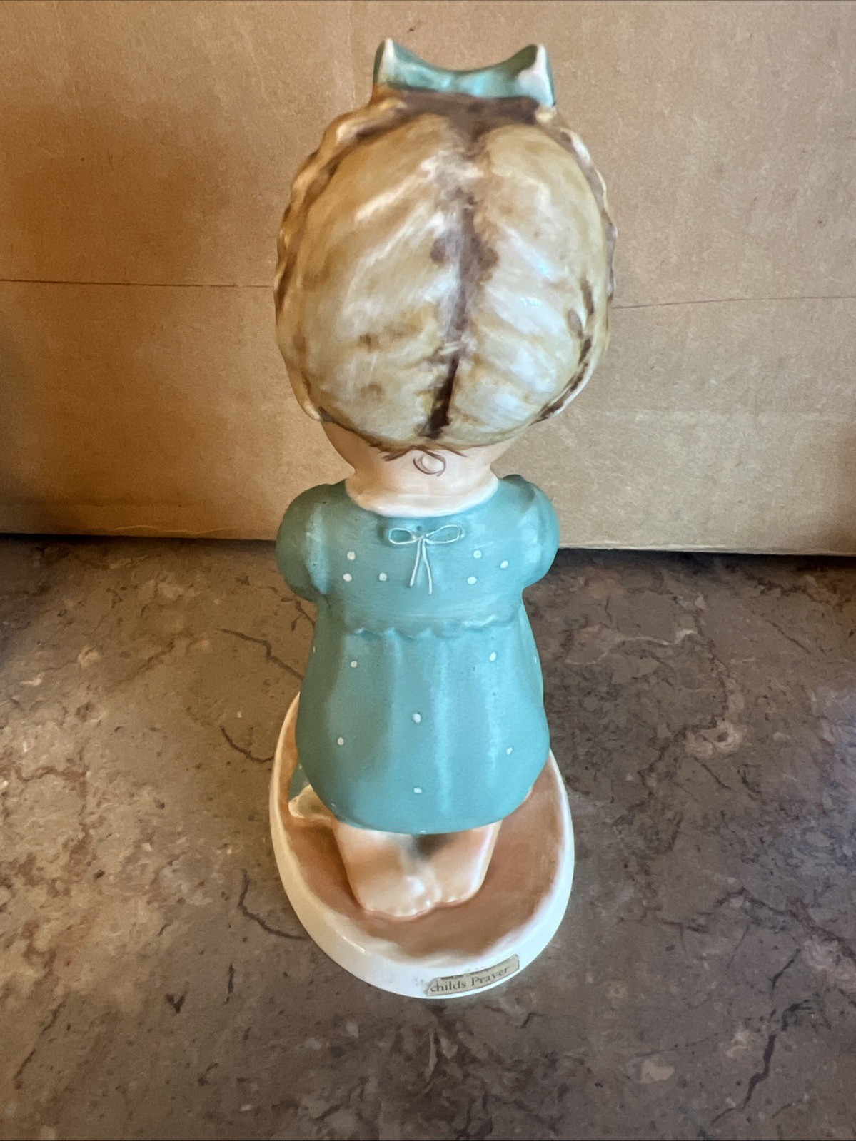 Vintage Goebel Praying Boy/ Girls Figures A Childs Prayer & Bless Us All