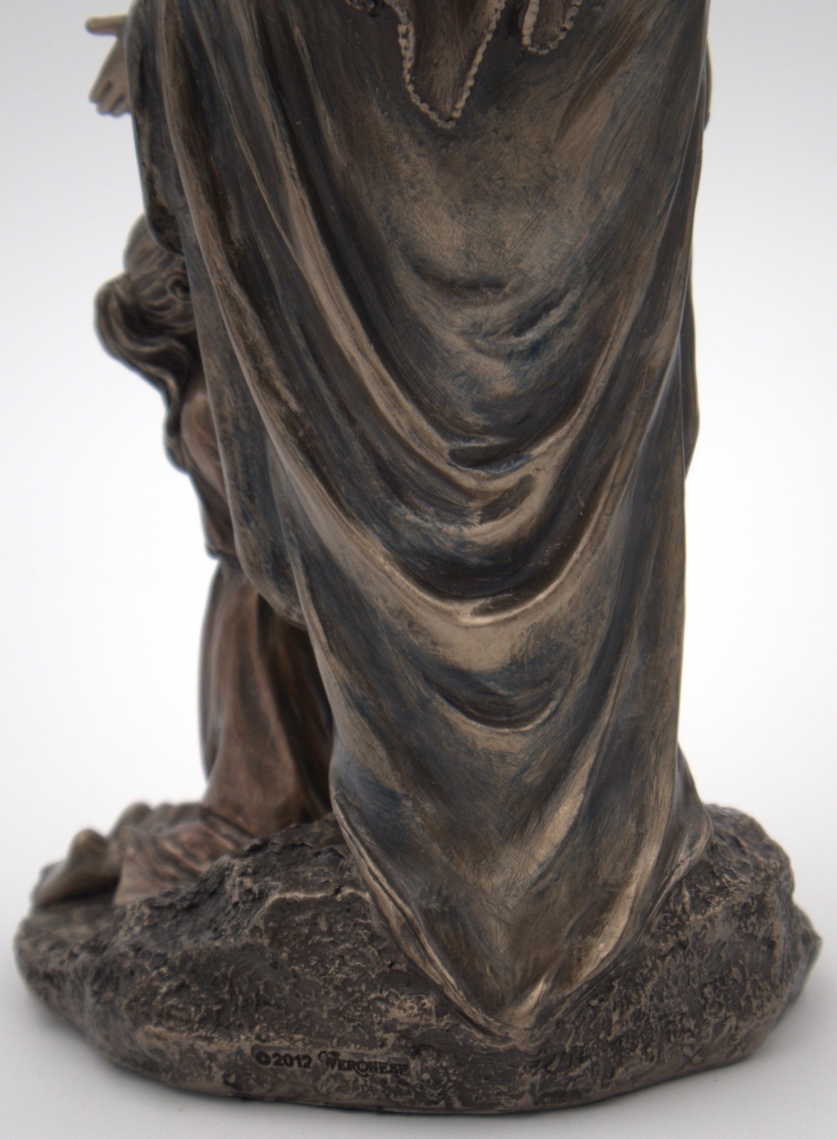 Veronese Design Our Lady of Lourdes Virgin Mary & St Bernadette Resin Statue 8″