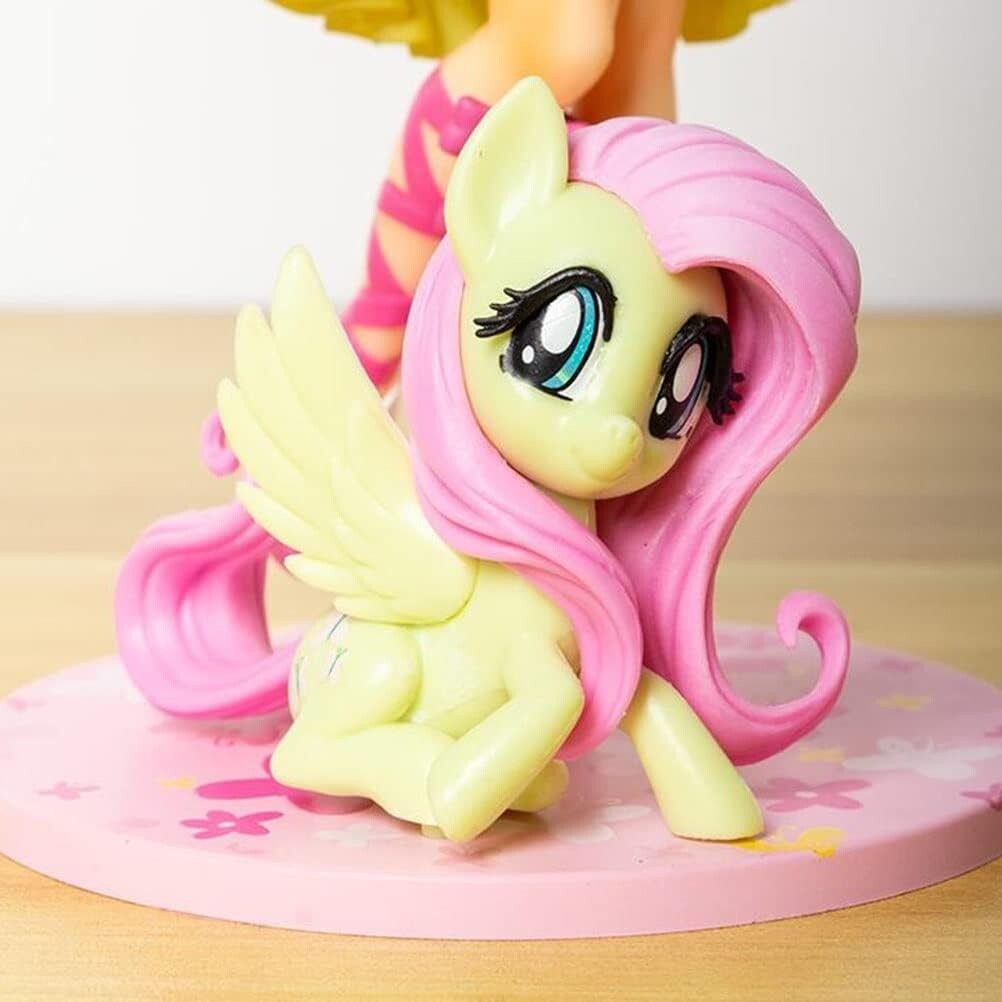 Little Pony Bishoujo Fluttershy PVC Action Figure Anime Figure Gift New No Box
